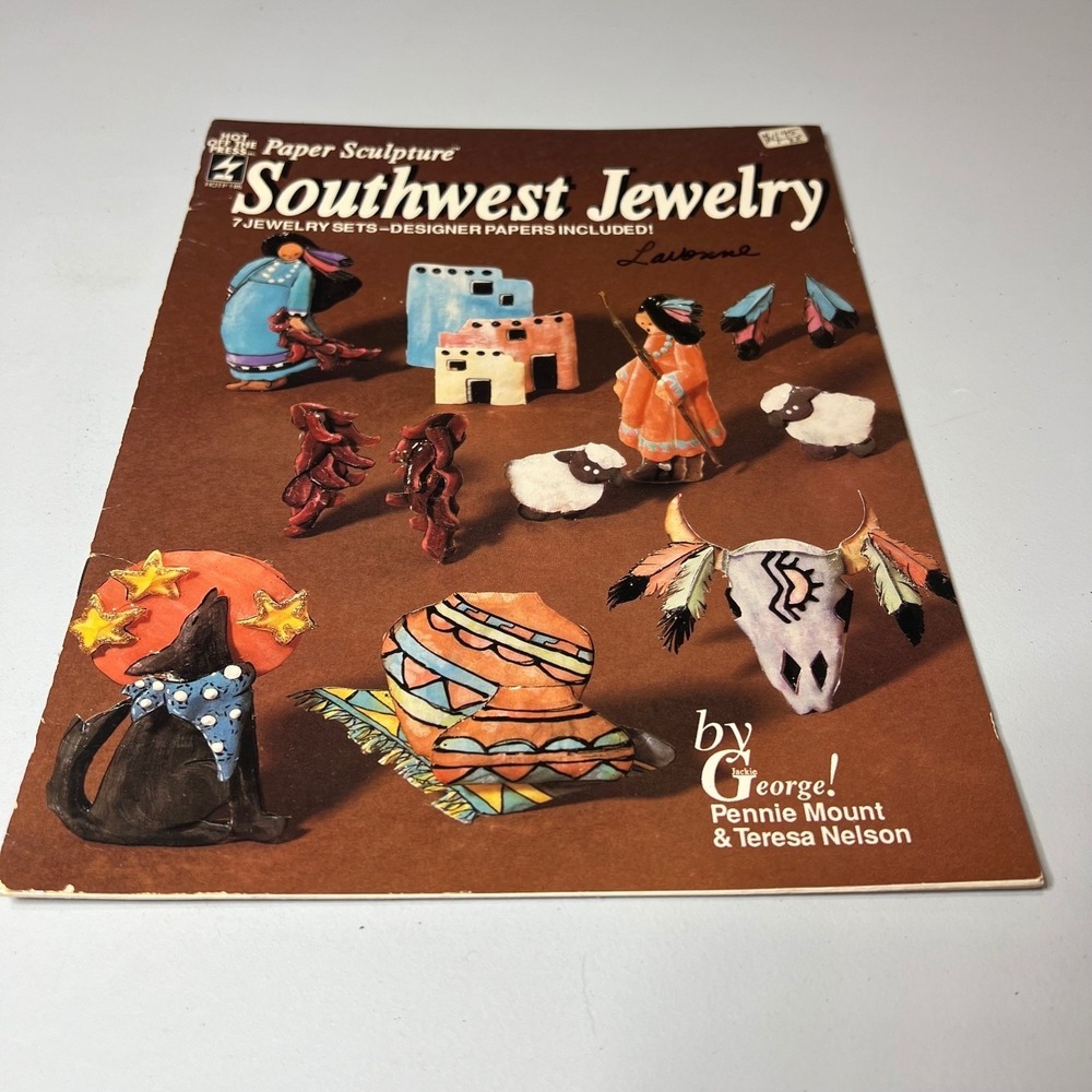 Hot‎ Off The Press Paper Sculpture Southwest Jewelry Book Kit Patterns